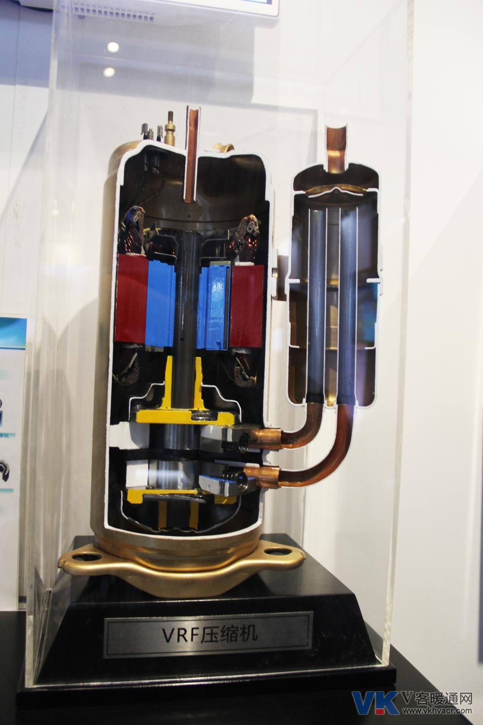 科龙中央空调压缩机展示